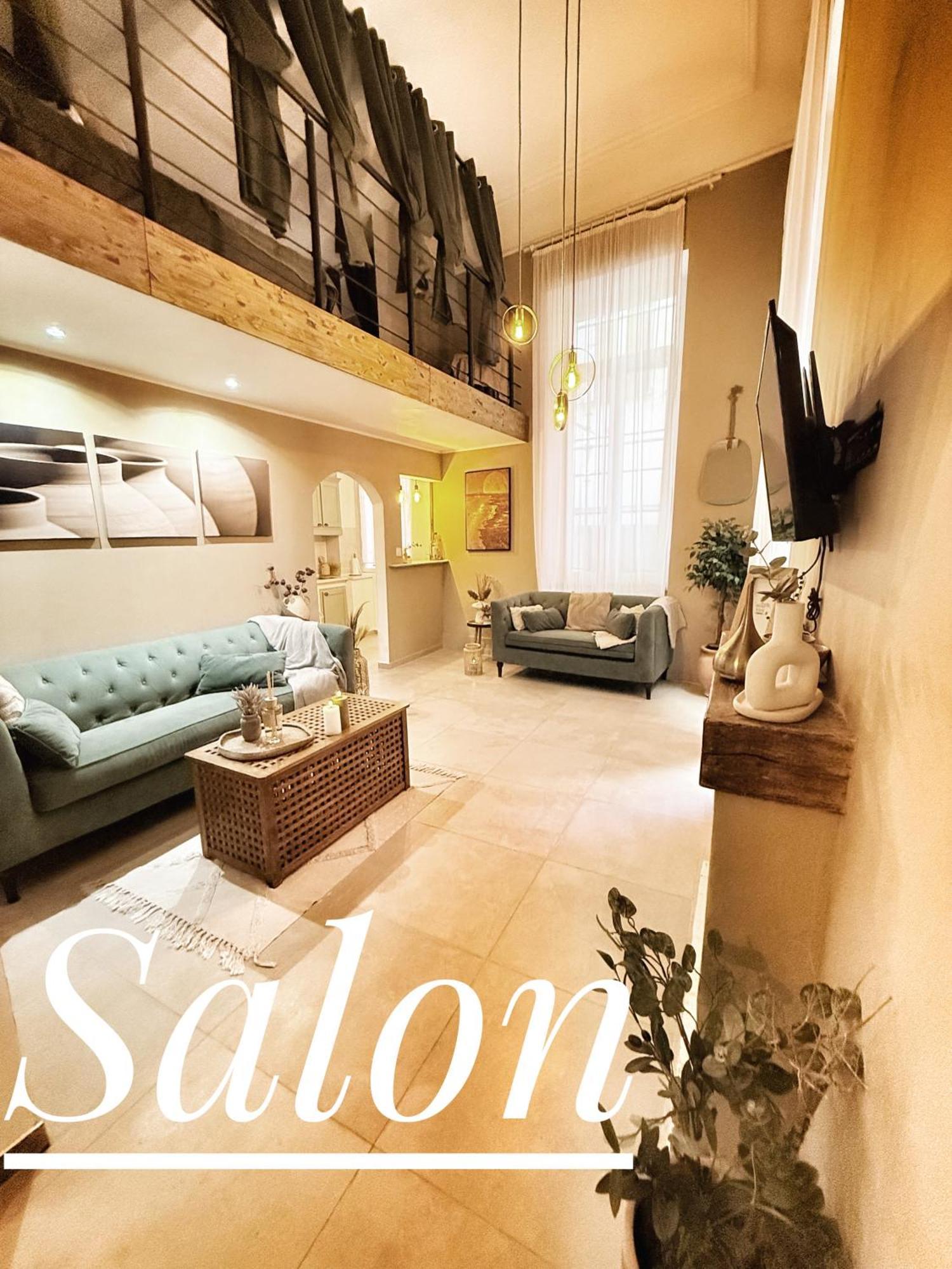 Spacious Loft, Duplex, Old Town, 3 Bedrooms - Easy Check-In Ница Екстериор снимка